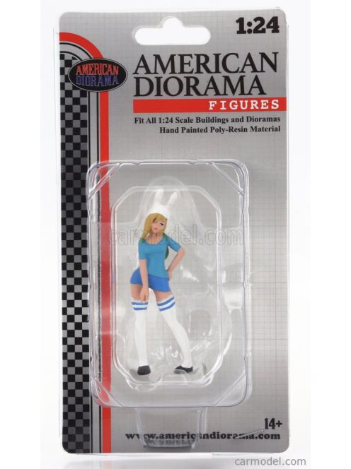 American Diorama - Figures Cosplay Girl 3 2 Tone Blue