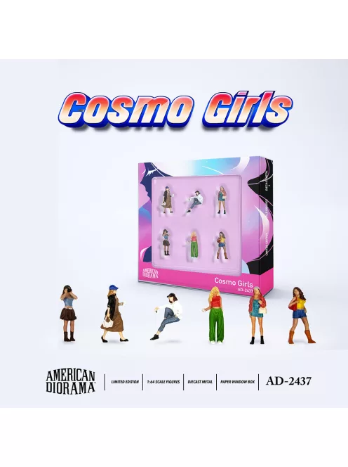 American Diorama - 1:64 Figure Set: Cosmo Girls (Set of 6 figures), 2026 (1:64) - 