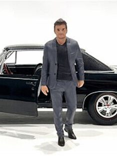   American Diorama - FIGURES MAN GENTLEMEN'S CLUB-4 GREY BLUE