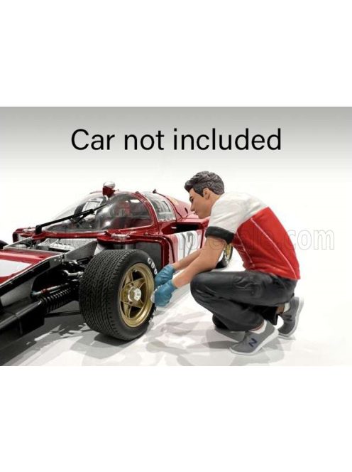 American Diorama - FIGURES MAN RACE CREW V BLACK RED WHITE