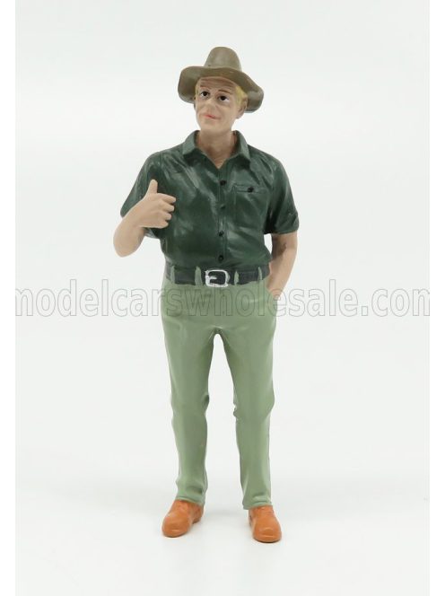American Diorama - FIGURES UOMO - MAN WEEKEND CAR SHOW FIGURE 8 2 TONE GREY