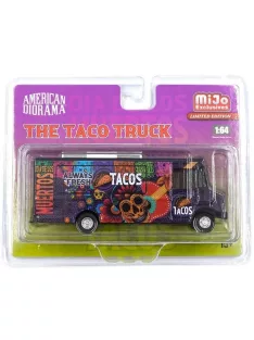 American Diorama - TRUCK THE VAN TACO FOOD TRUCK 2016 BLACK