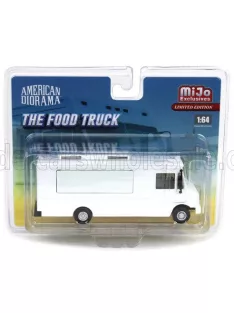 American Diorama - TRUCK THE VAN PLAIN FOOD TRUCK 2016 WHITE