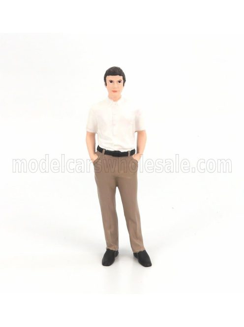 American Diorama - FIGURES MAN THE DEALERSHIP - CUSTOMER I BROWN WHITE