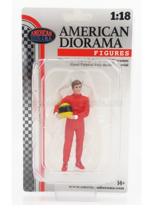 American Diorama - FIGURES MAN RACING LEGEND 80s-A RED