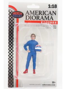American Diorama - FIGURES MAN RACING LEGEND 80s-B BLUE