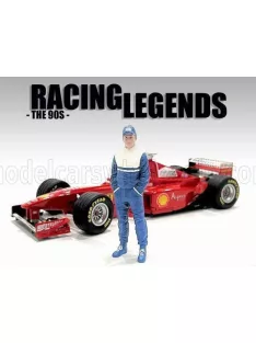   American Diorama - FIGURES MAN RACING LEGEND 90s-A BLUE WHITE