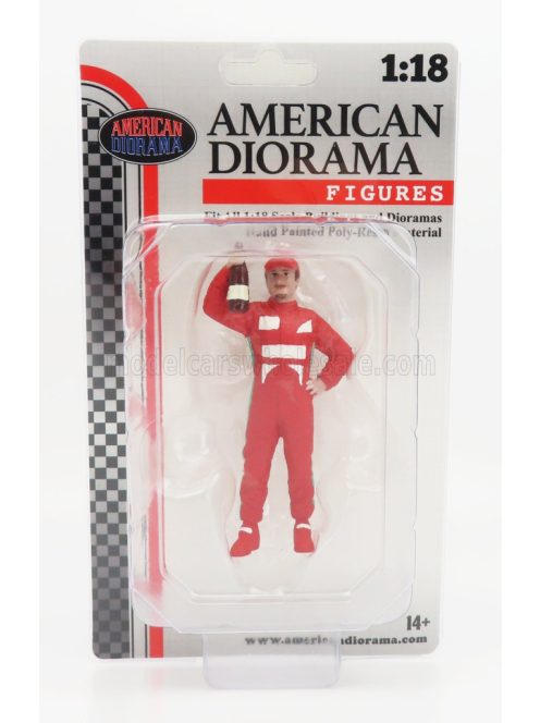 American Diorama - FIGURES MAN RACING LEGEND 2000s-B RED