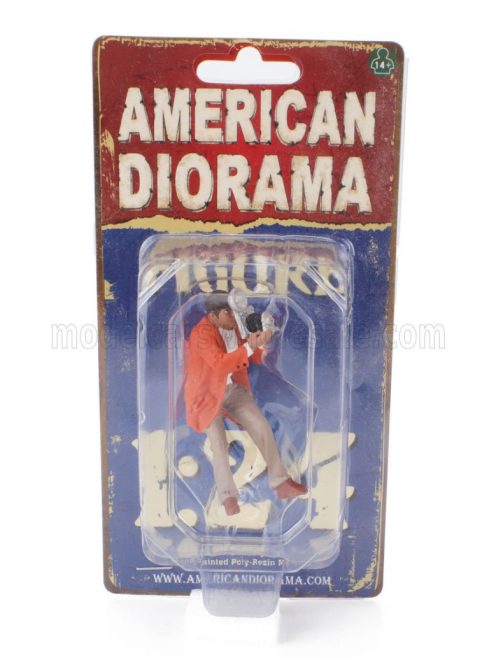 American Diorama - FIGURES MAN RACE DAY 1 - FIGURE III ORANGE GREY
