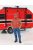 American Diorama - Figures Man Campers - Figure I Red Blue