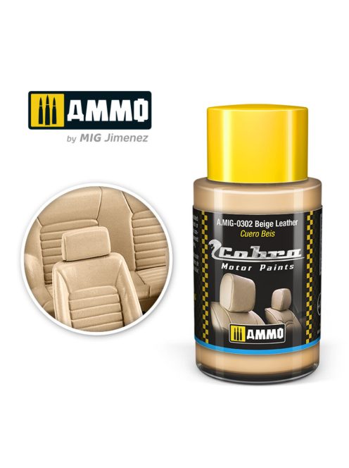 AMMO - COBRA MOTOR Beige Leather