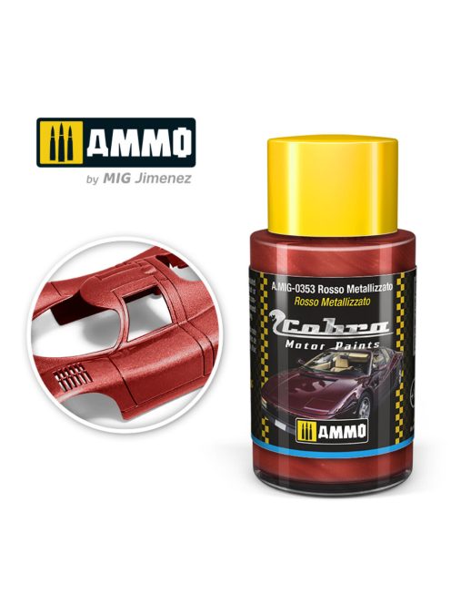 AMMO - COBRA MOTOR Rosso Metallizzato