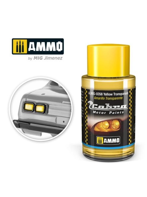 AMMO - COBRA MOTOR Yellow transparent