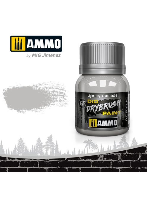 AMMO - Drybrush Light Grey