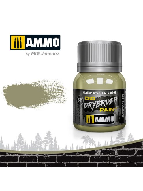 AMMO - Drybrush Medium Green