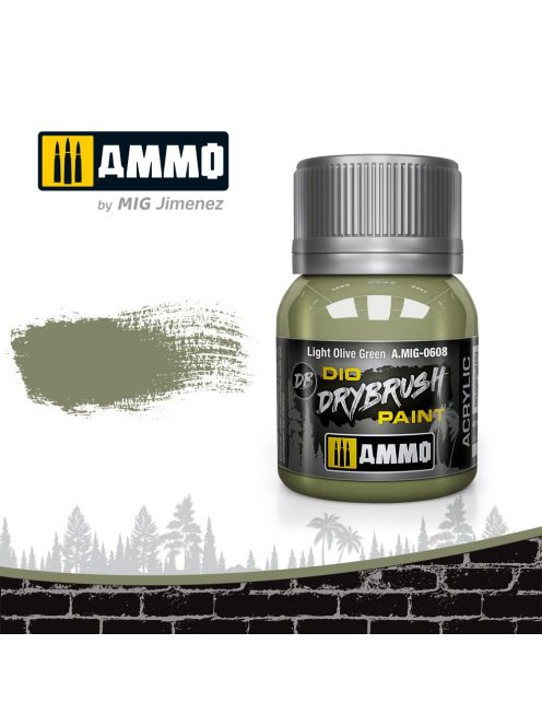 AMMO - Drybrush Light Olive Green