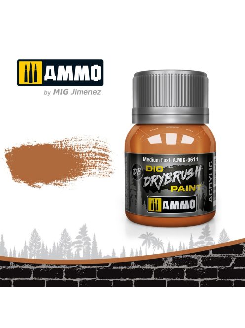 AMMO - Drybrush Medium Rust