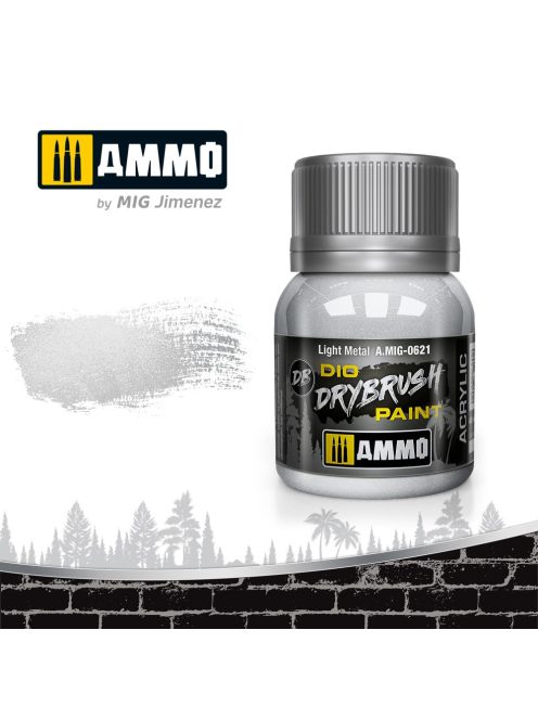 AMMO - Drybrush Light Metal