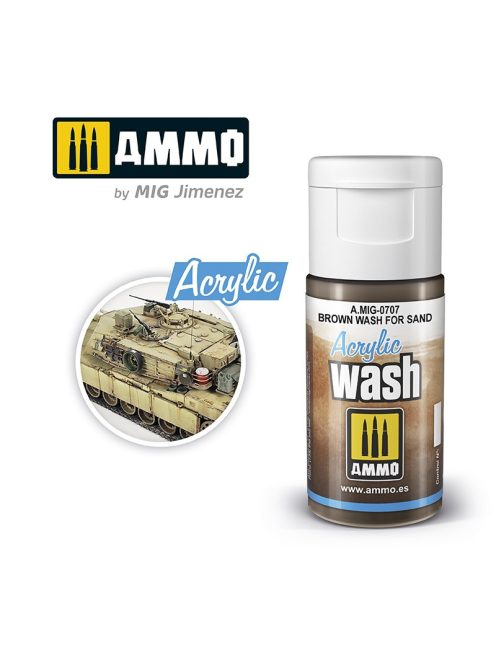 AMMO - Acrylic Wash Brown Wash For Sand