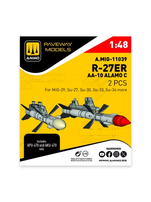 AMMO by MIG Jimenez - R-27ER - AA-10 Alamo C (2 pcs)