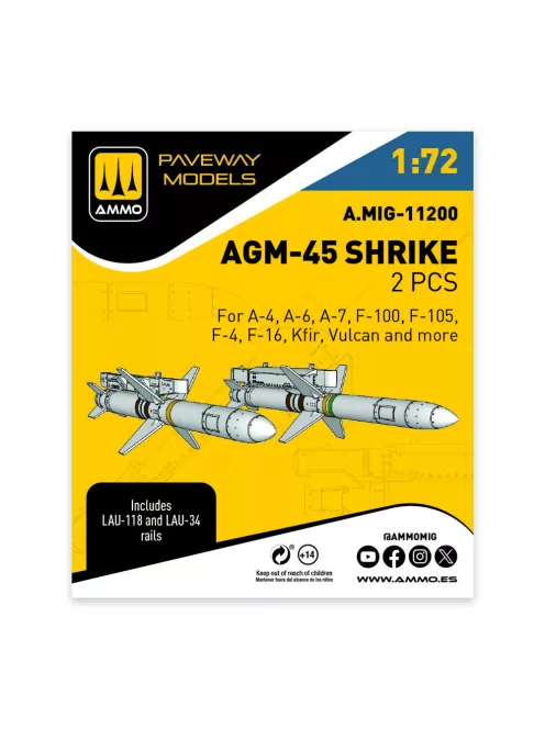 AMMO by MIG Jimenez - AGM-45 Shrike (2 pcs)
