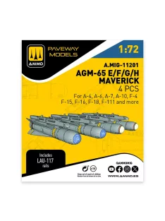 AMMO by MIG Jimenez - AGM-65E/F/G/H Maverick (4 pcs)