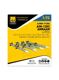 AMMO by MIG Jimenez - AIM-120C AMRAAM (4 pcs)