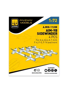 AMMO by MIG Jimenez - AIM-9B Sidewinder (4 pcs)