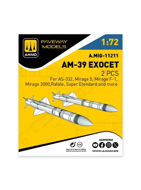 AMMO by MIG Jimenez - AM-39 Exocet (2 pcs)
