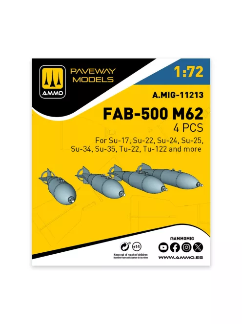 AMMO by MIG Jimenez - FAB-500 M62 (4 pcs)