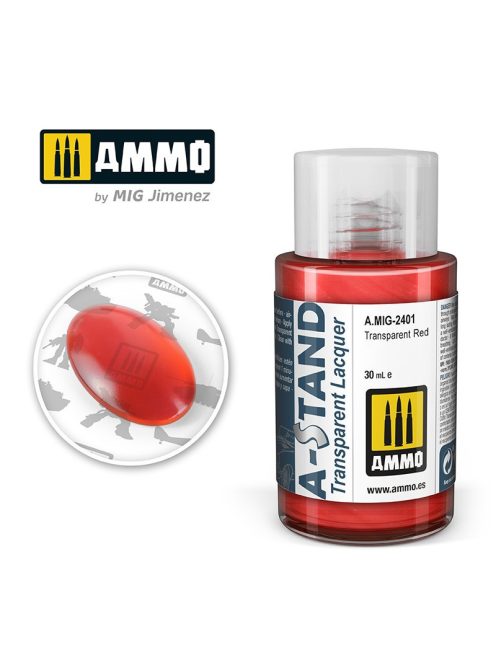 AMMO - A-STAND Transparent Red