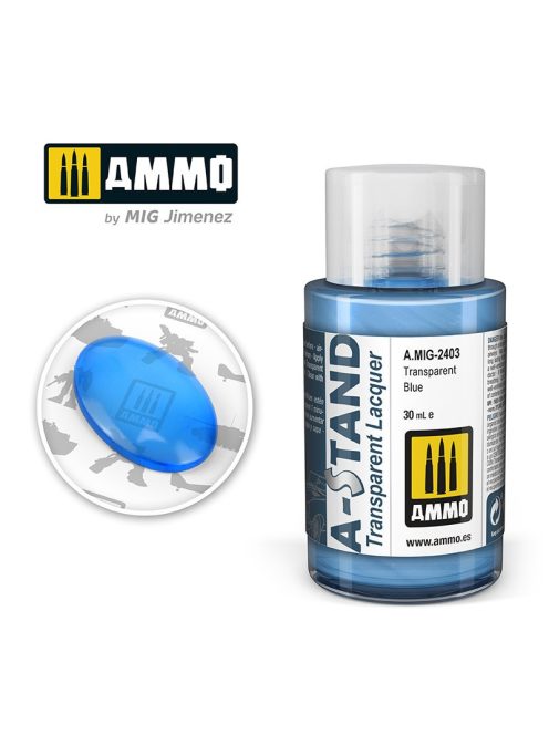 AMMO - A-STAND Transparent Blue