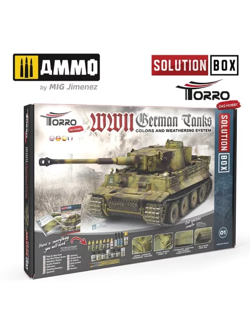 AMMO by MIG Jimenez - WWII German Tanks SOLUTION BOOK