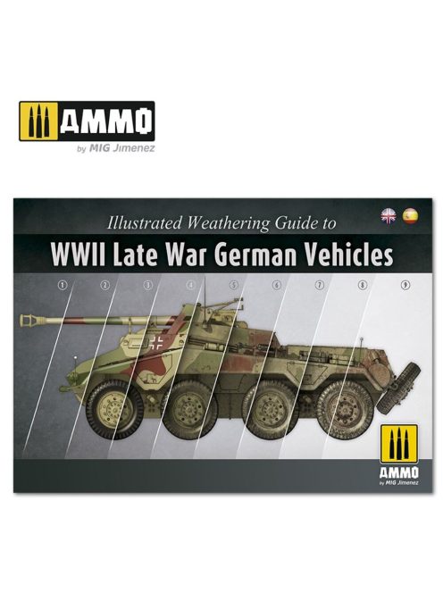 AMMO - Illustrated Weathering Guide to WWII Late German Vehicles (English, Castellano)