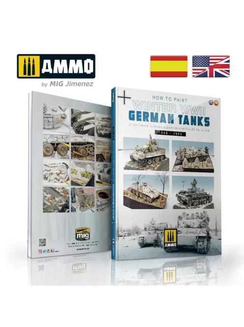 AMMO by MIG Jimenez - How to Paint Winter WWII German Tanks (EN/ES)