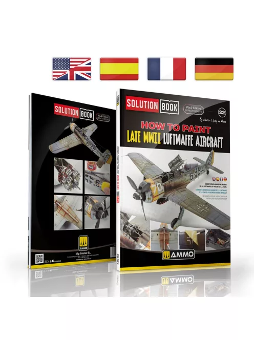 AMMO by MIG Jimenez - SOLUTION BOOK PREMIUM 32 - How to Paint Late WWII Luftwaffe Aircraft (Multilingual)