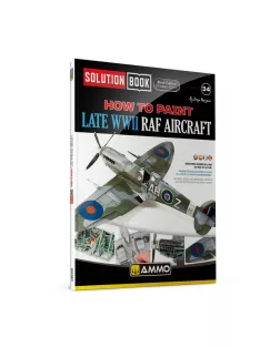   AMMO by MIG Jimenez - How to Paint late WWII RAF SOLUTION BOOK (Black)