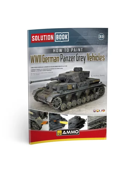 AMMO by MIG Jimenez - WWII German Panzer Grey SOLUTION BOOK MINI 33