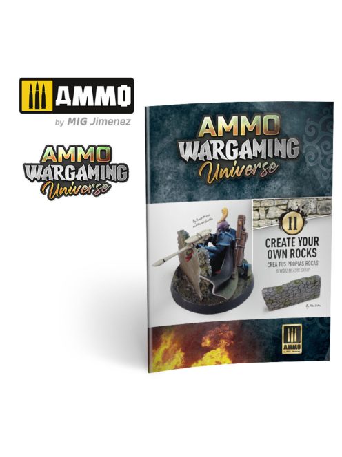 AMMO - AMMO WARGAMING UNIVERSE Book 11 – Create your own Rocks (Multilingual Book)