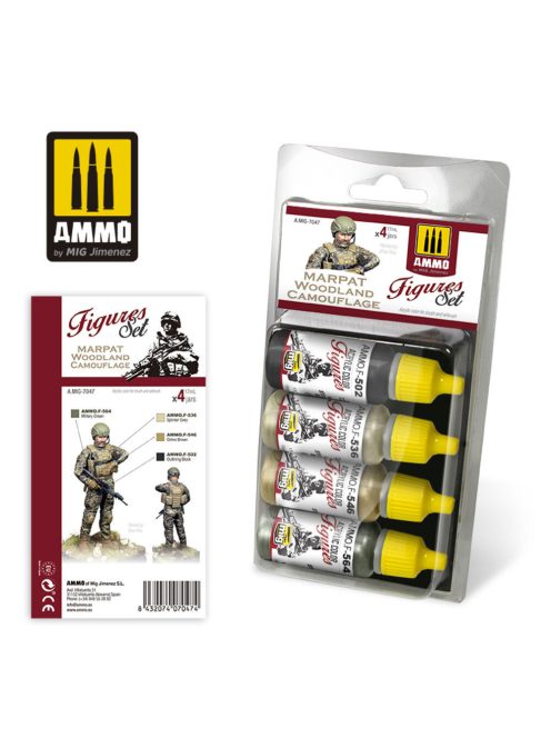 AMMO - Marpat Woodland Camouflage Figures Set