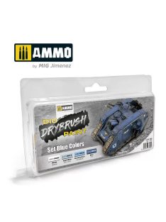 Ammo - Drybrush Set Blue Colors