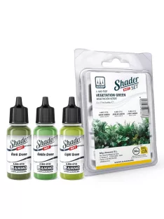 AMMO by MIG Jimenez - Matt SHADER Set Vegetation Green