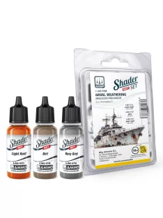 AMMO by MIG Jimenez - Matt SHADER Set Naval Weathering