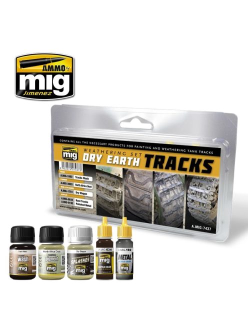 AMMO - Dry Earth Tracks Weathering Set