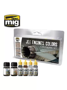 AMMO - Jet Engines Colors & Weathering Set
