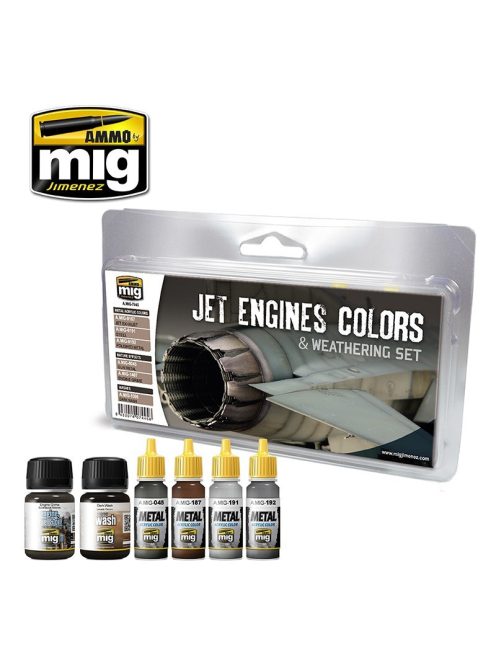 AMMO - Jet Engines Colors & Weathering Set