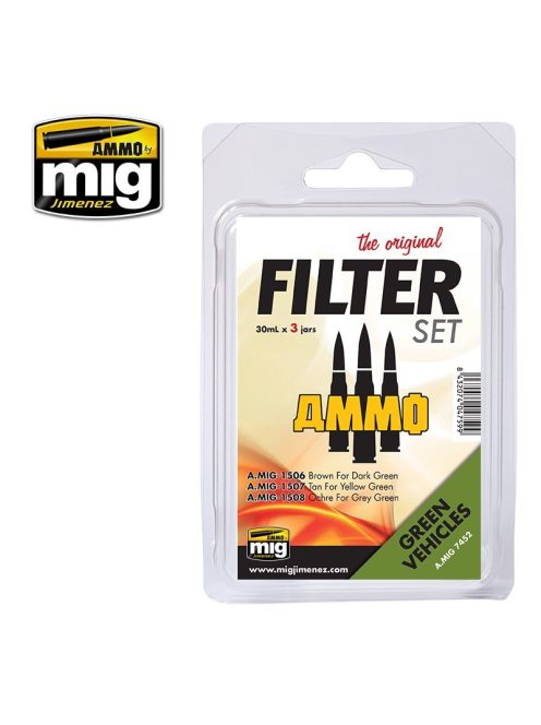 AMMO - Filter Set Green Vehicles