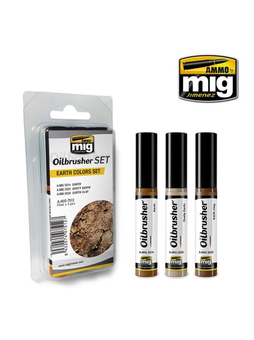 AMMO - Earth Colors Oilbrusher Set