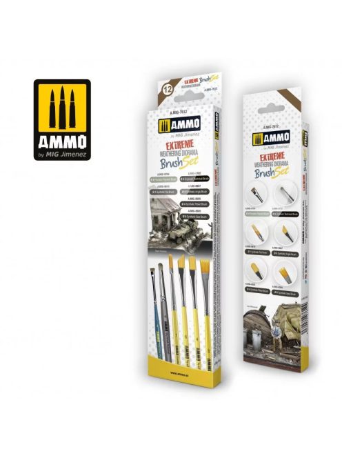 Ammo - Extreme Weathering Diorama Brush Set