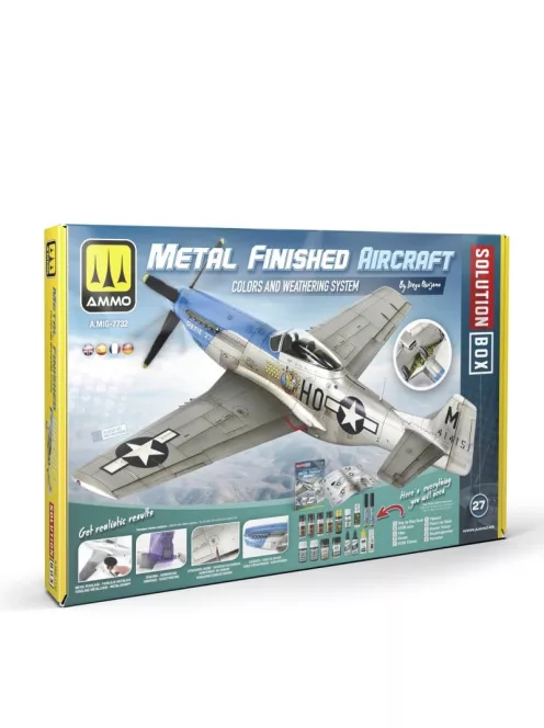 AMMO by MIG Jimenez - Metal Finished Aircraft - SOLUTION BOX 27